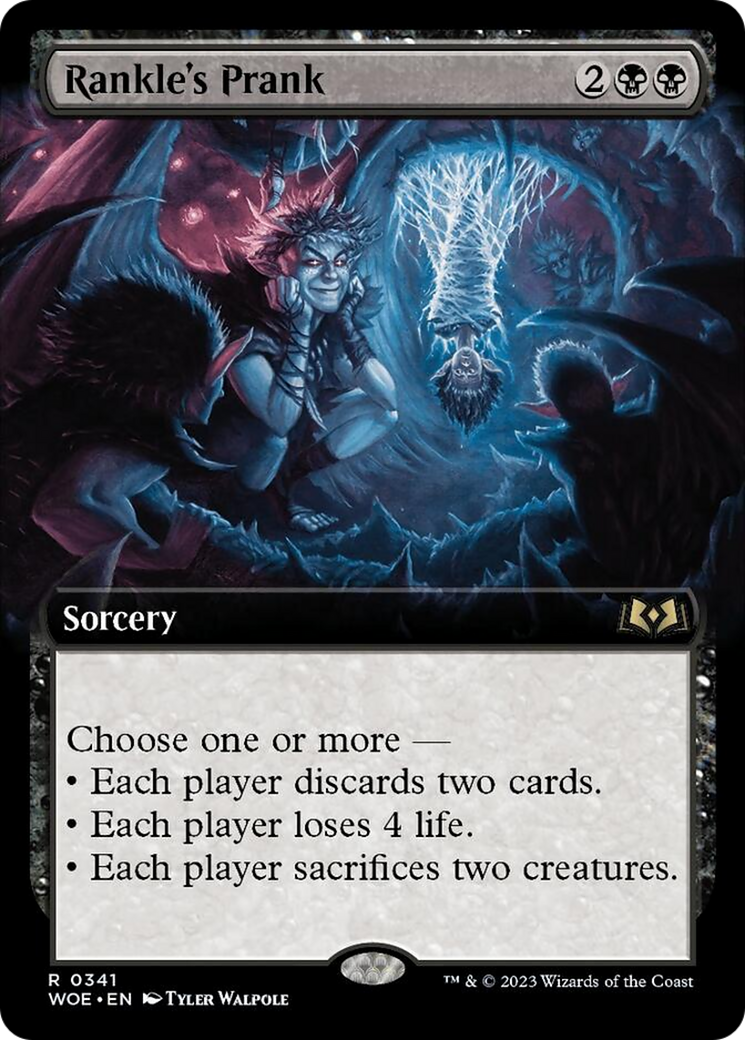 Rankle's Prank (Extended Art) [Wilds of Eldraine] | Jomio and Rueliete's Cards and Comics
