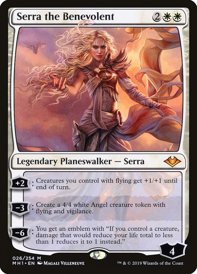 Serra the Benevolent [Modern Horizons] | Jomio and Rueliete's Cards and Comics