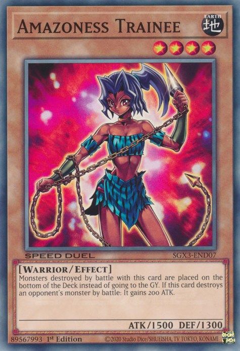 Amazoness Trainee [SGX3-END07] Common | Jomio and Rueliete's Cards and Comics