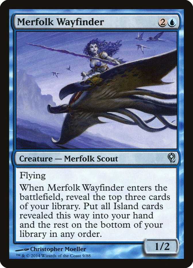Merfolk Wayfinder [Duel Decks: Jace vs. Vraska] | Jomio and Rueliete's Cards and Comics