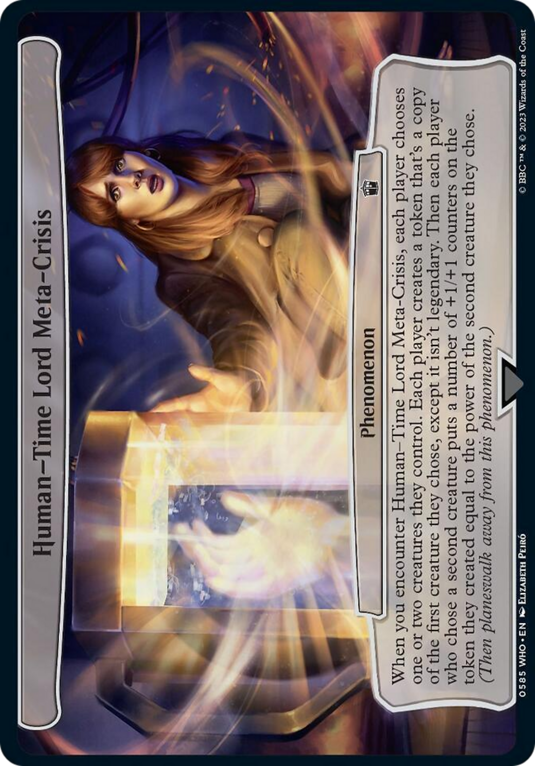 Human-Time Lord Meta-Crisis [Doctor Who] | Jomio and Rueliete's Cards and Comics
