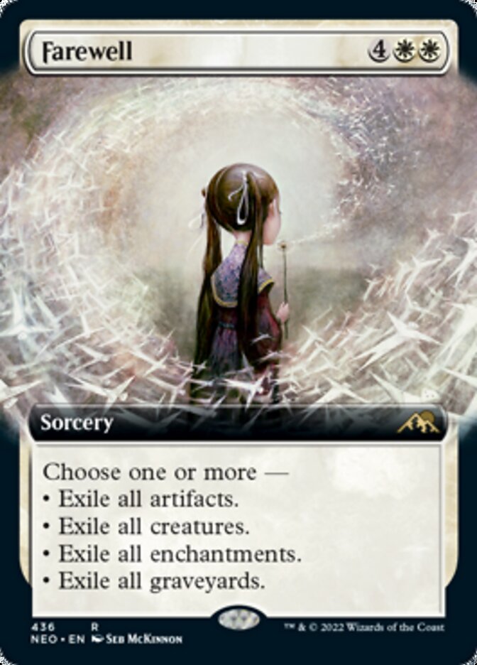 Farewell (Extended Art) [Kamigawa: Neon Dynasty] | Jomio and Rueliete's Cards and Comics