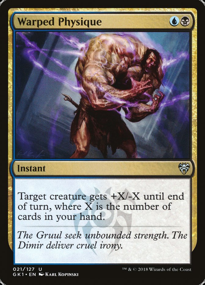 Warped Physique [Guilds of Ravnica Guild Kit] | Jomio and Rueliete's Cards and Comics