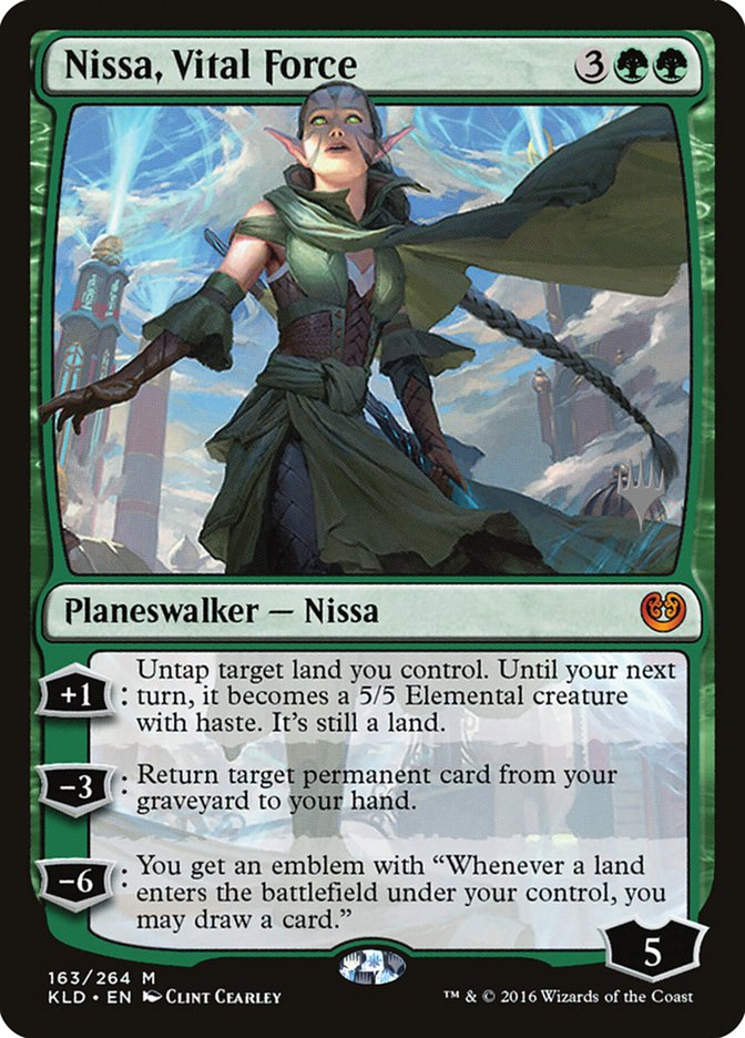 Nissa, Vital Force (Promo Pack) [Kaladesh Promos] | Jomio and Rueliete's Cards and Comics