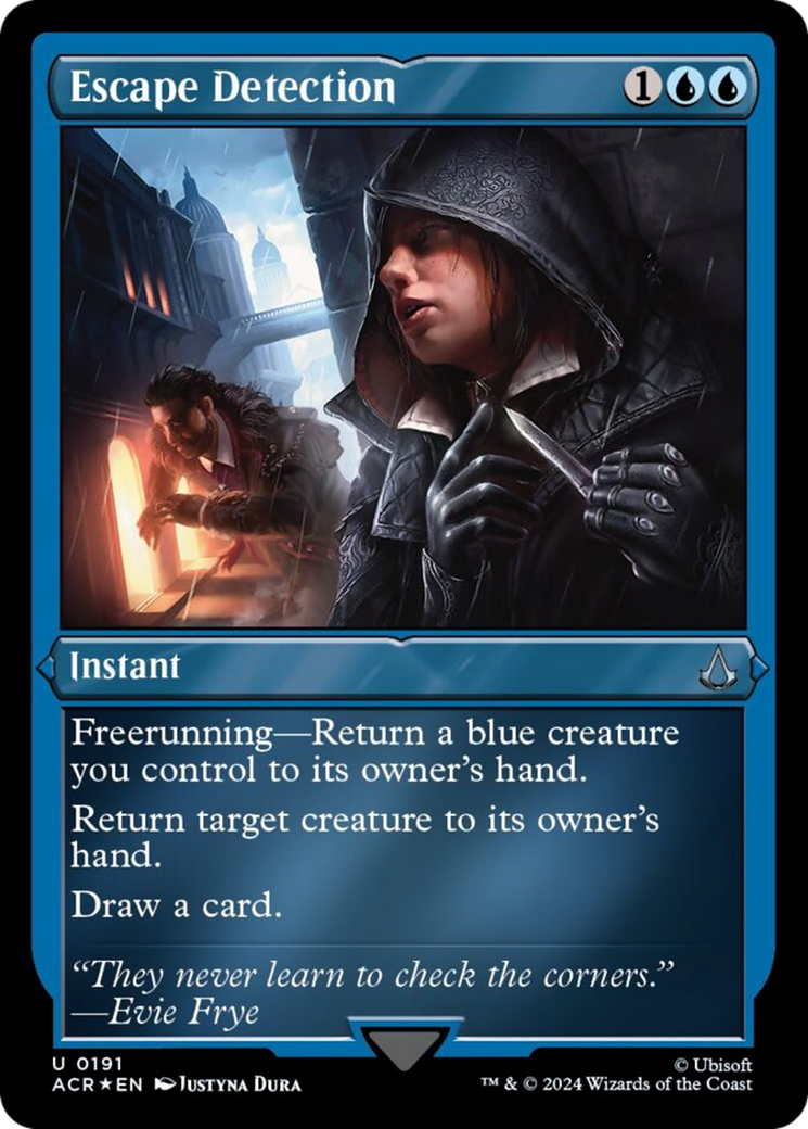 Escape Detection (Foil Etched) [Assassin's Creed] | Jomio and Rueliete's Cards and Comics