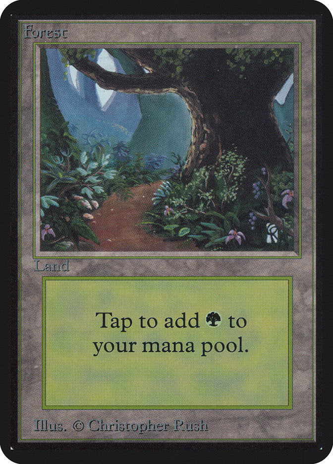 Forest (295) [Alpha Edition] | Jomio and Rueliete's Cards and Comics
