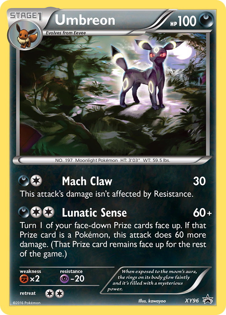 Umbreon (XY96) [XY: Black Star Promos] | Jomio and Rueliete's Cards and Comics