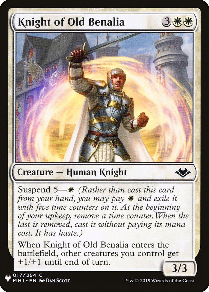 Knight of Old Benalia [Mystery Booster] | Jomio and Rueliete's Cards and Comics