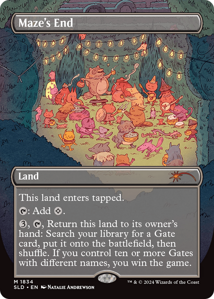 Maze's End (Rainbow Foil) [Secret Lair Drop Series] | Jomio and Rueliete's Cards and Comics