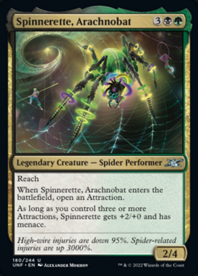 Spinnerette, Arachnobat [Unfinity] | Jomio and Rueliete's Cards and Comics