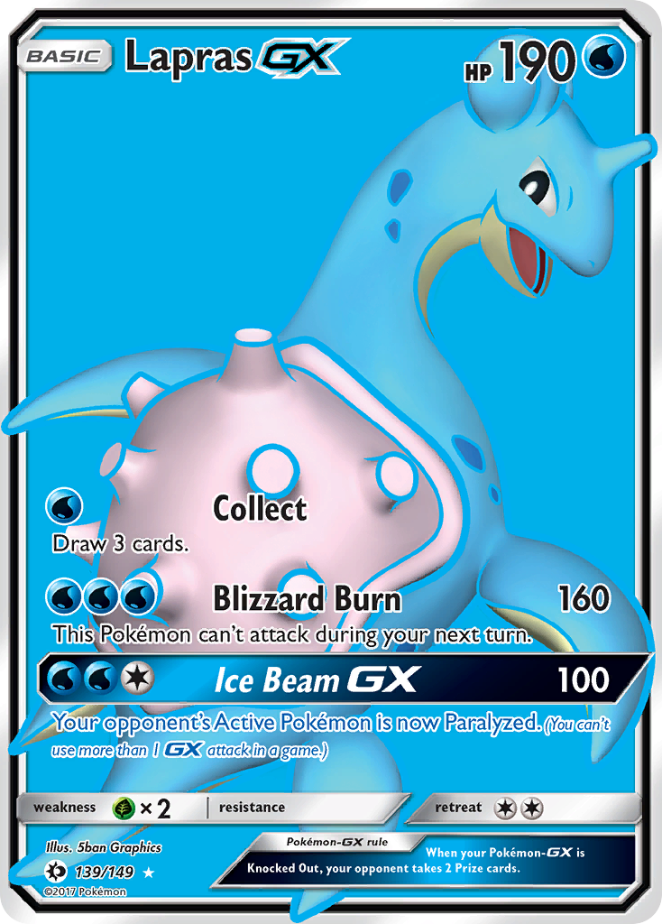 Lapras GX (139/149) [Sun & Moon: Base Set] | Jomio and Rueliete's Cards and Comics