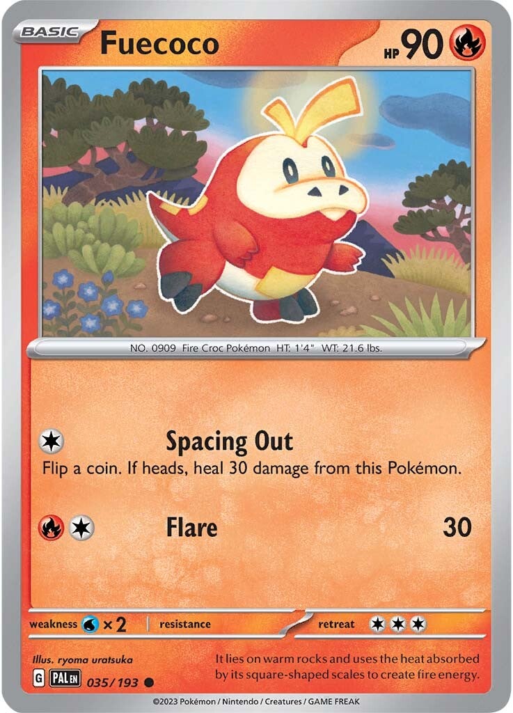 Fuecoco (035/193) [Scarlet & Violet: Paldea Evolved] | Jomio and Rueliete's Cards and Comics