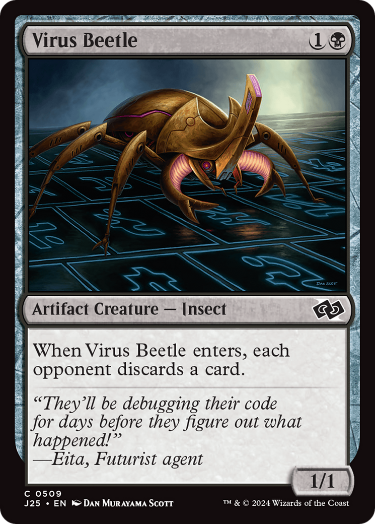 Virus Beetle [Foundations Jumpstart] | Jomio and Rueliete's Cards and Comics