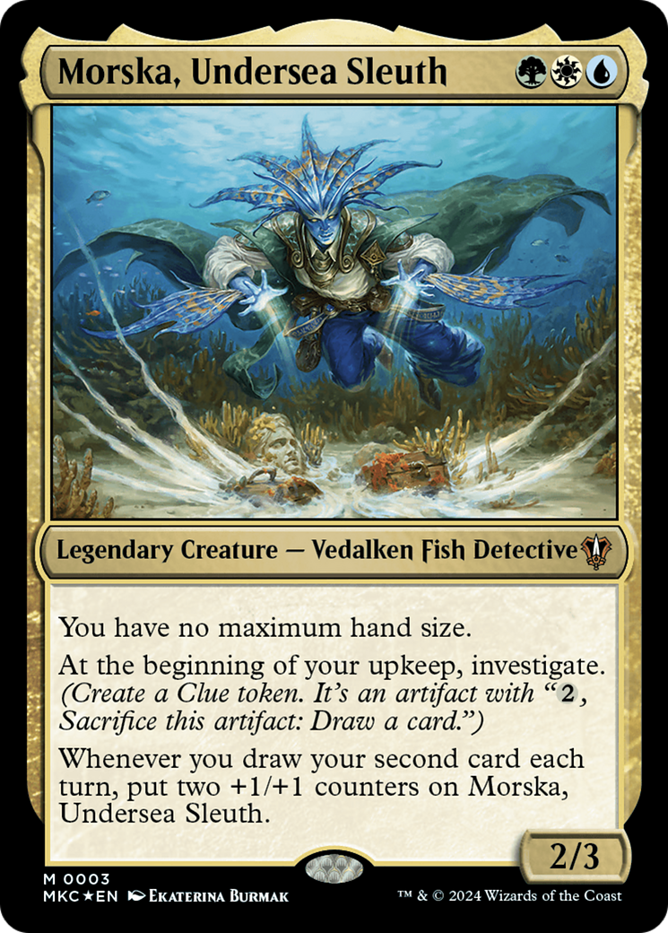 Morska, Undersea Sleuth [Murders at Karlov Manor Commander] | Jomio and Rueliete's Cards and Comics