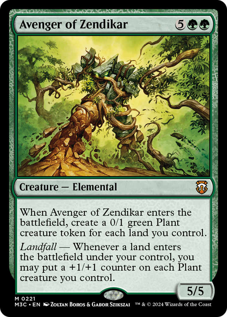 Avenger of Zendikar (Ripple Foil) [Modern Horizons 3 Commander] | Jomio and Rueliete's Cards and Comics