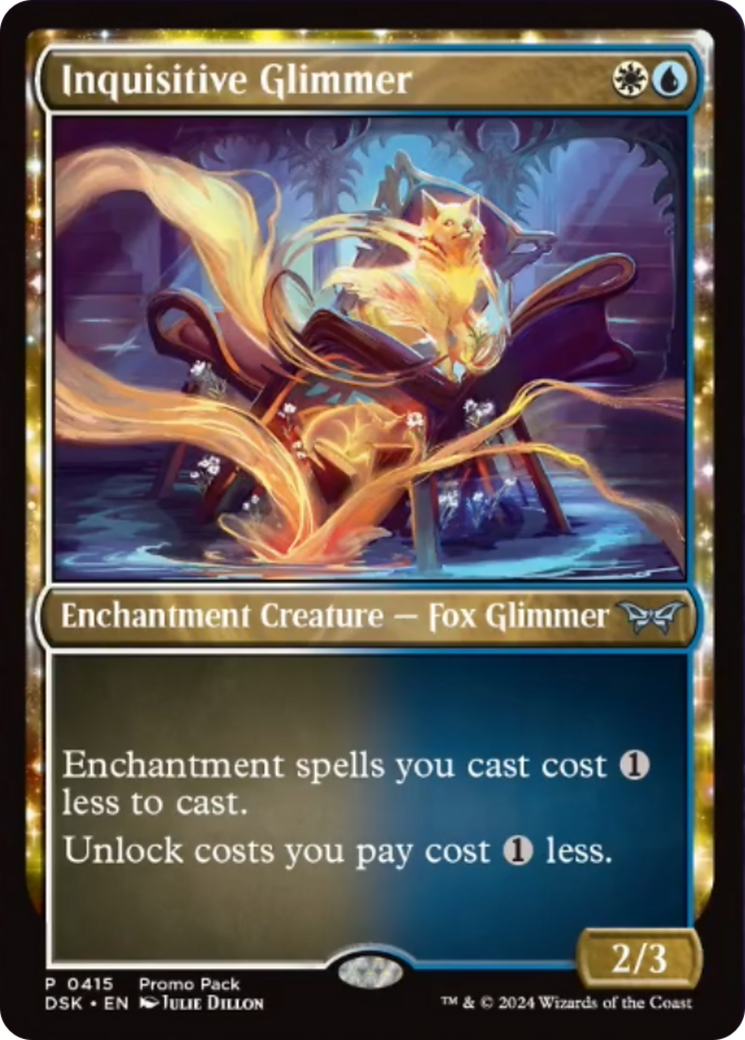 Inquisitive Glimmer (Promo Pack) [Duskmourn: House of Horror Promos] | Jomio and Rueliete's Cards and Comics