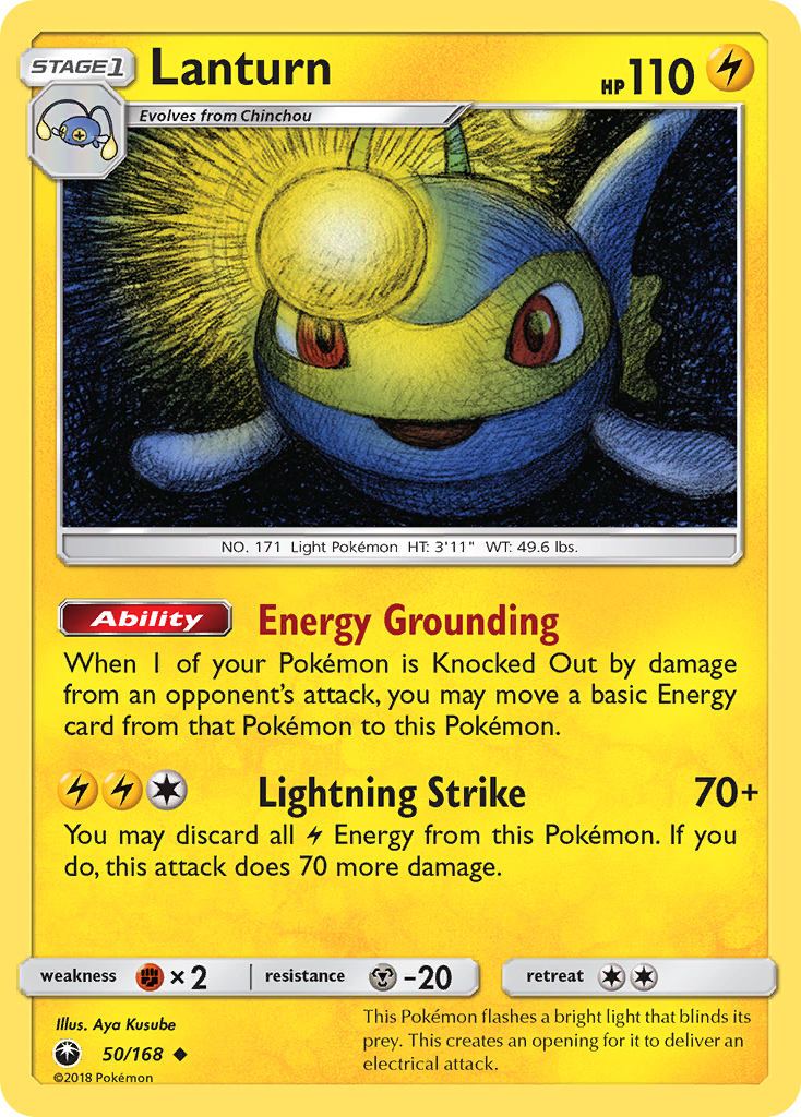 Lanturn (50/168) [Sun & Moon: Celestial Storm] | Jomio and Rueliete's Cards and Comics