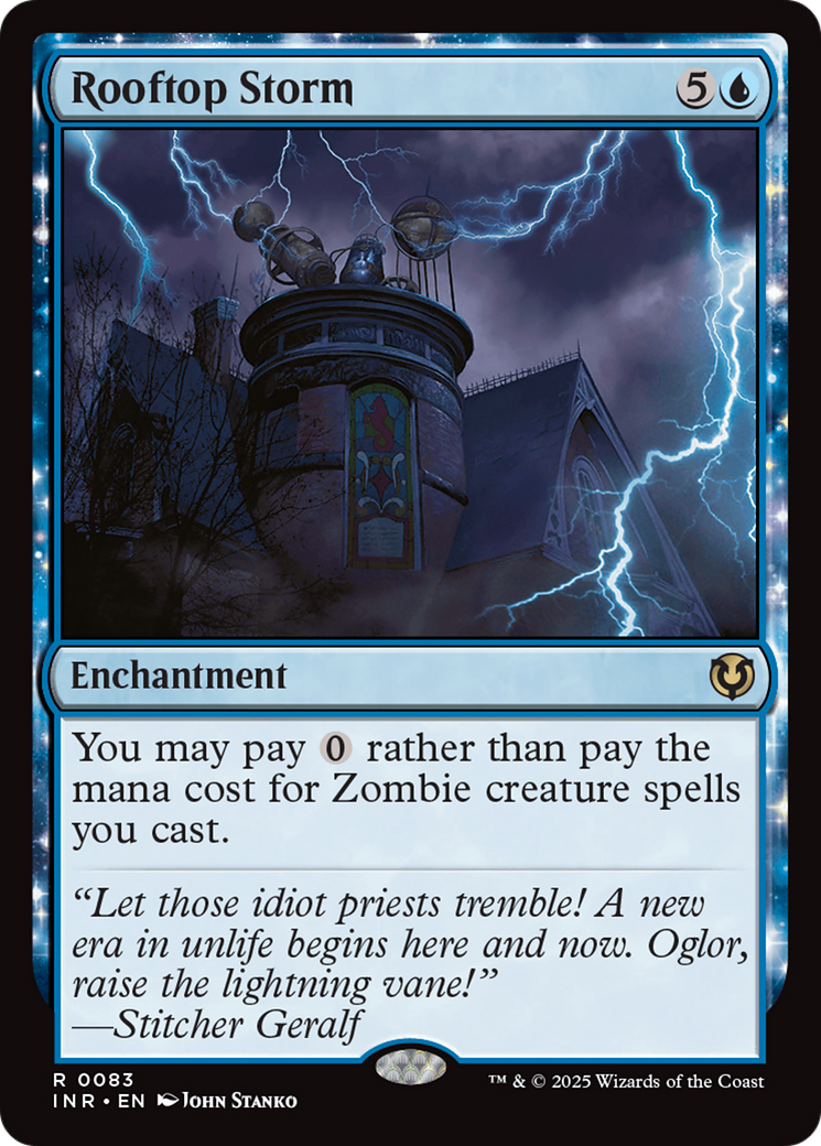Rooftop Storm [Innistrad Remastered] | Jomio and Rueliete's Cards and Comics
