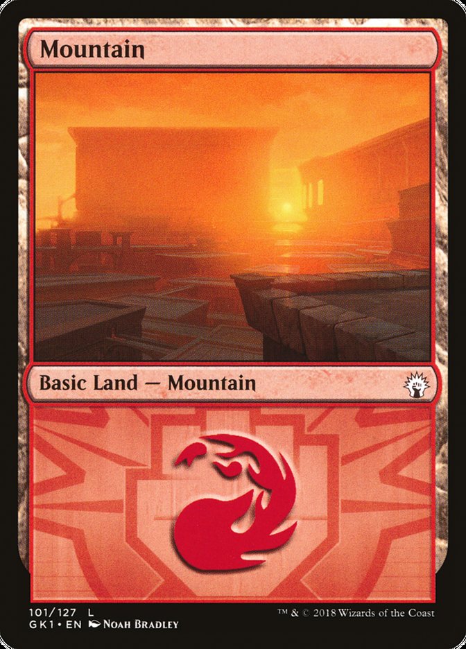 Mountain (101) [Guilds of Ravnica Guild Kit] | Jomio and Rueliete's Cards and Comics