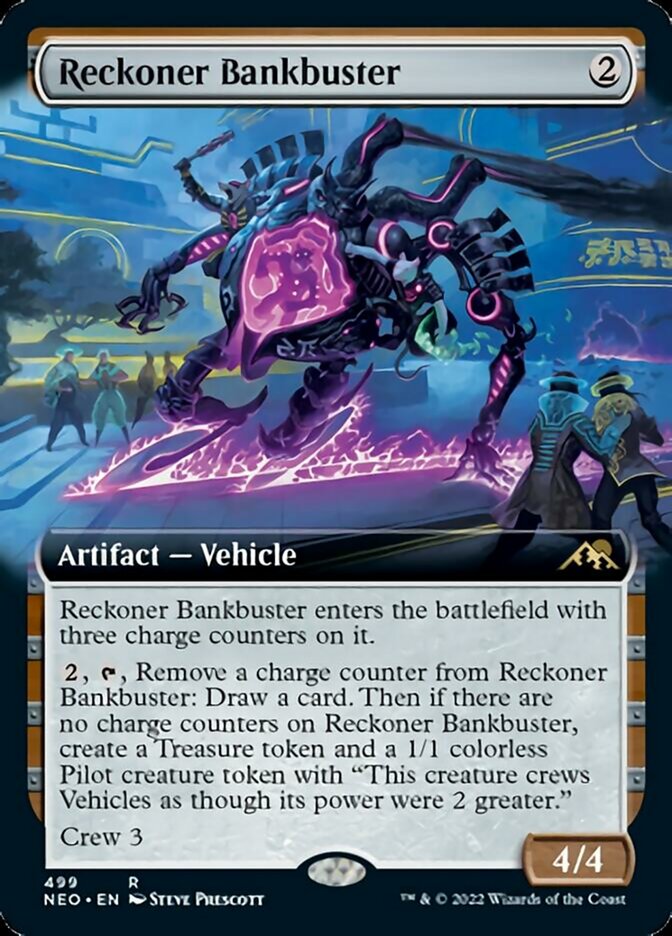 Reckoner Bankbuster (Extended Art) [Kamigawa: Neon Dynasty] | Jomio and Rueliete's Cards and Comics