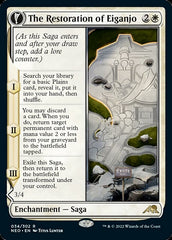 The Restoration of Eiganjo // Architect of Restoration [Kamigawa: Neon Dynasty] | Jomio and Rueliete's Cards and Comics