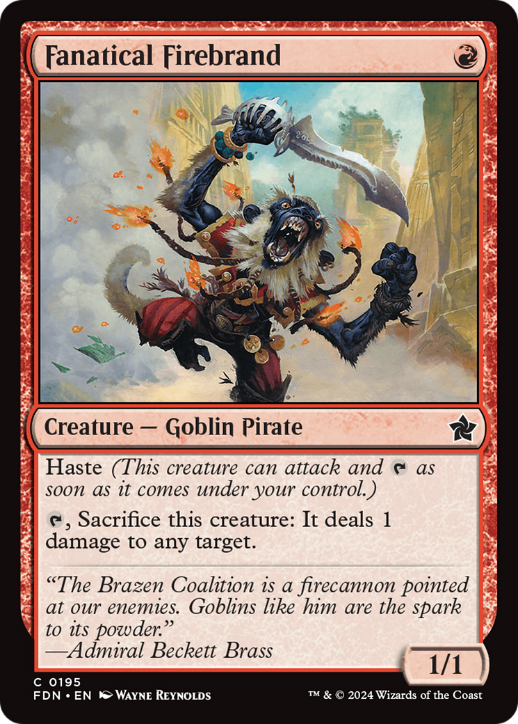 Fanatical Firebrand [Foundations] | Jomio and Rueliete's Cards and Comics