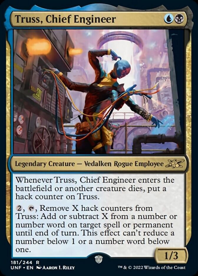Truss, Chief Engineer [Unfinity] | Jomio and Rueliete's Cards and Comics