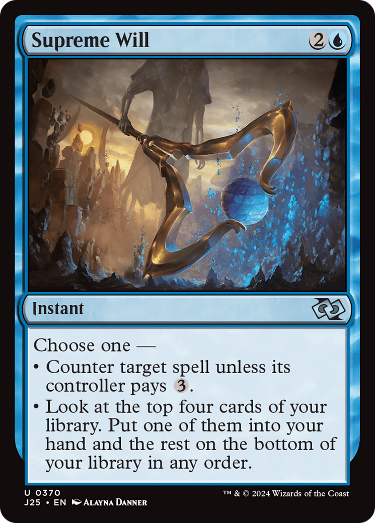 Supreme Will [Foundations Jumpstart] | Jomio and Rueliete's Cards and Comics