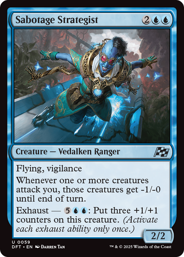 Sabotage Strategist [Aetherdrift] | Jomio and Rueliete's Cards and Comics