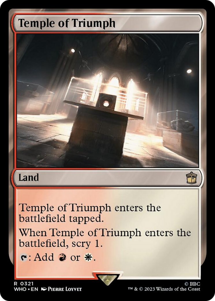 Temple of Triumph [Doctor Who] | Jomio and Rueliete's Cards and Comics