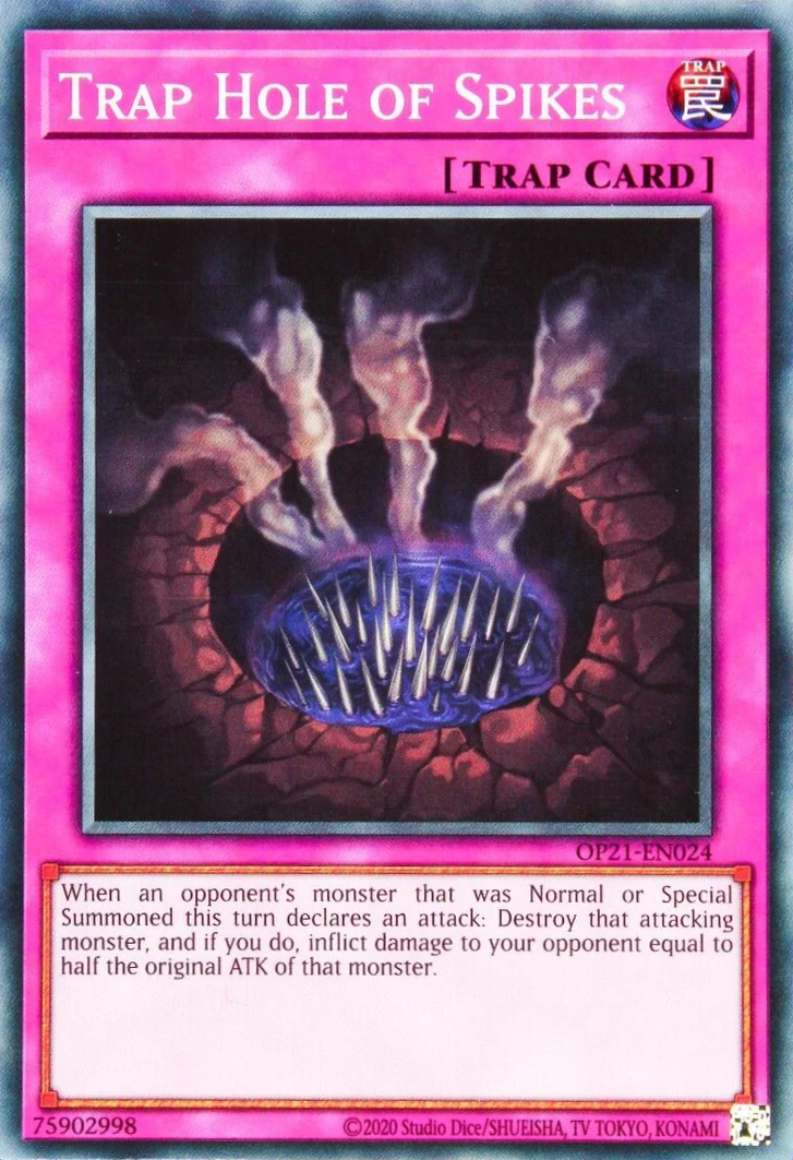 Trap Hole of Spikes [OP21-EN024] Common | Jomio and Rueliete's Cards and Comics
