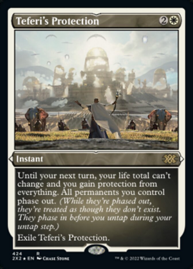 Teferi's Protection (Foil Etched) [Double Masters 2022] | Jomio and Rueliete's Cards and Comics