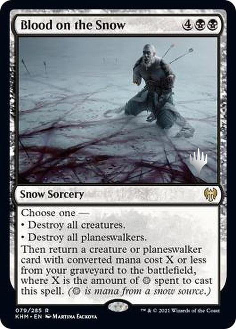 Blood on the Snow (Promo Pack) [Kaldheim Promos] | Jomio and Rueliete's Cards and Comics