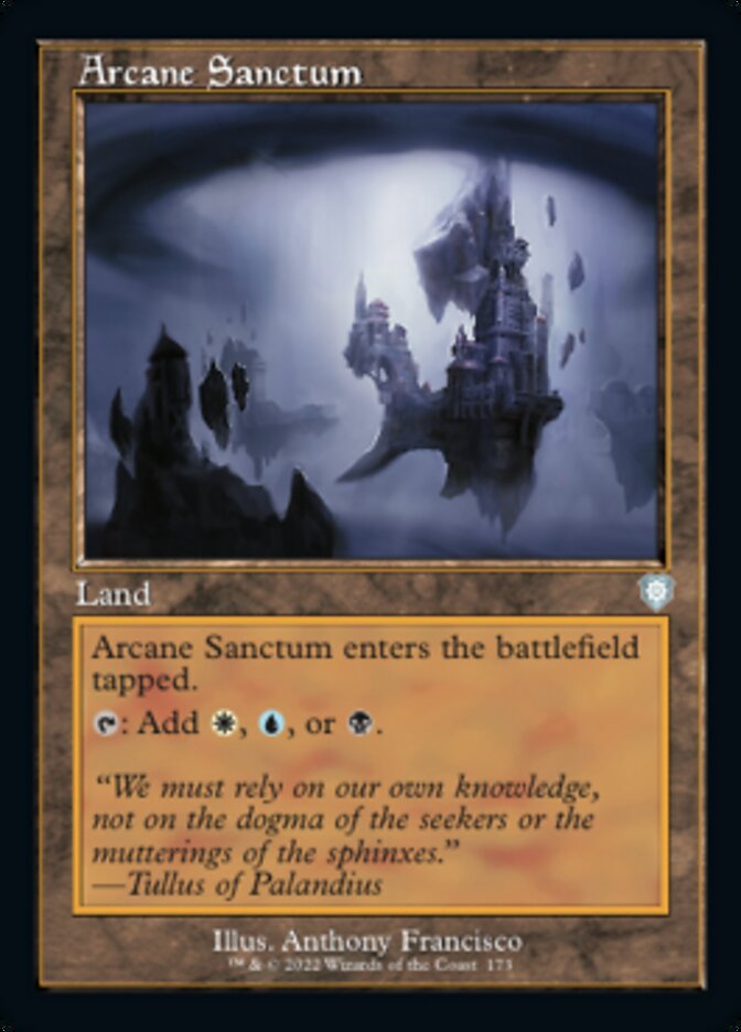 Arcane Sanctum (Retro) [The Brothers' War Commander] | Jomio and Rueliete's Cards and Comics