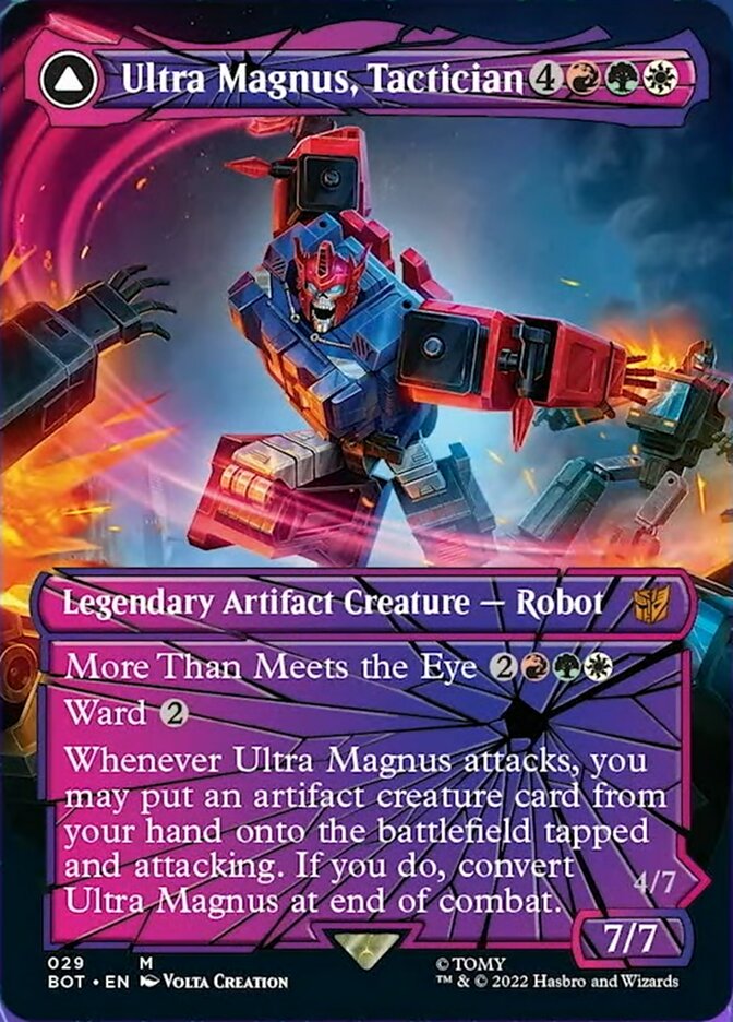 Ultra Magnus, Tactician // Ultra Magnus, Armored Carrier (Shattered Glass) [Transformers] | Jomio and Rueliete's Cards and Comics