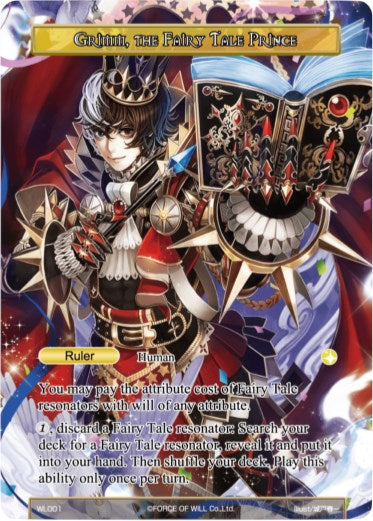 Grimm, the Fairy Tale Prince (WL001) [Promo Cards] | Jomio and Rueliete's Cards and Comics