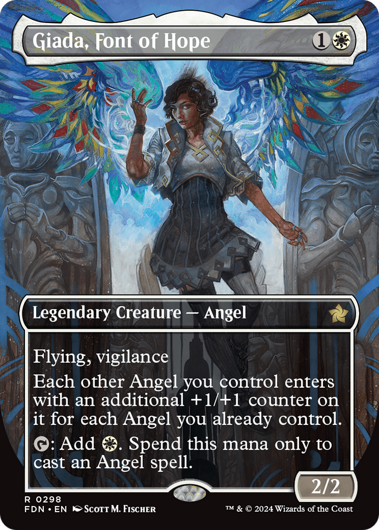 Giada, Font of Hope (Borderless) [Foundations] | Jomio and Rueliete's Cards and Comics