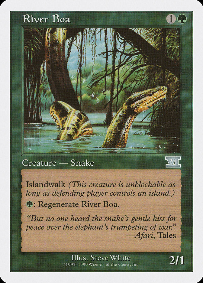 River Boa [Battle Royale] | Jomio and Rueliete's Cards and Comics
