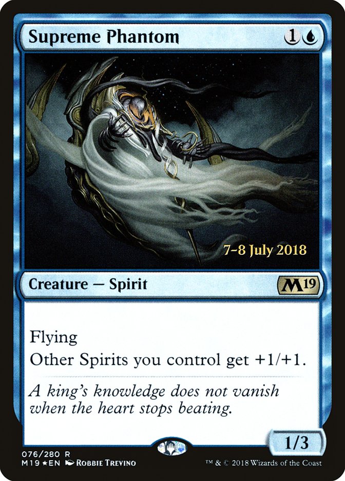 Supreme Phantom [Core Set 2019 Prerelease Promos] | Jomio and Rueliete's Cards and Comics