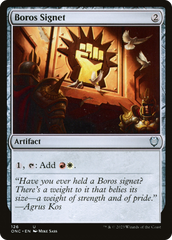 Boros Signet [Phyrexia: All Will Be One Commander] | Jomio and Rueliete's Cards and Comics