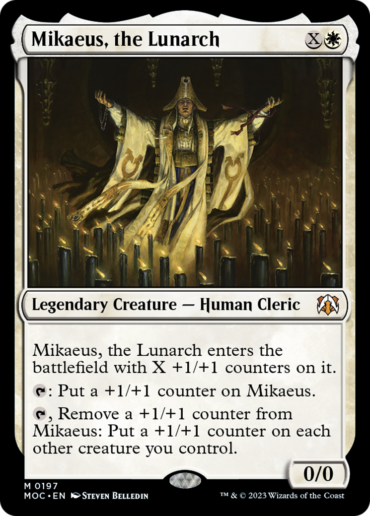 Mikaeus, the Lunarch [March of the Machine Commander] | Jomio and Rueliete's Cards and Comics
