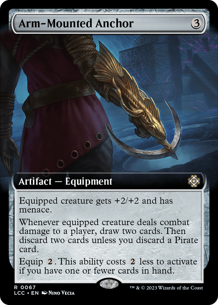 Arm-Mounted Anchor (Extended Art) [The Lost Caverns of Ixalan Commander] | Jomio and Rueliete's Cards and Comics
