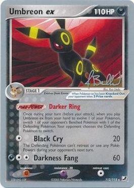 Umbreon ex (112/115) (Eeveelutions - Jimmy Ballard) [World Championships 2006] | Jomio and Rueliete's Cards and Comics