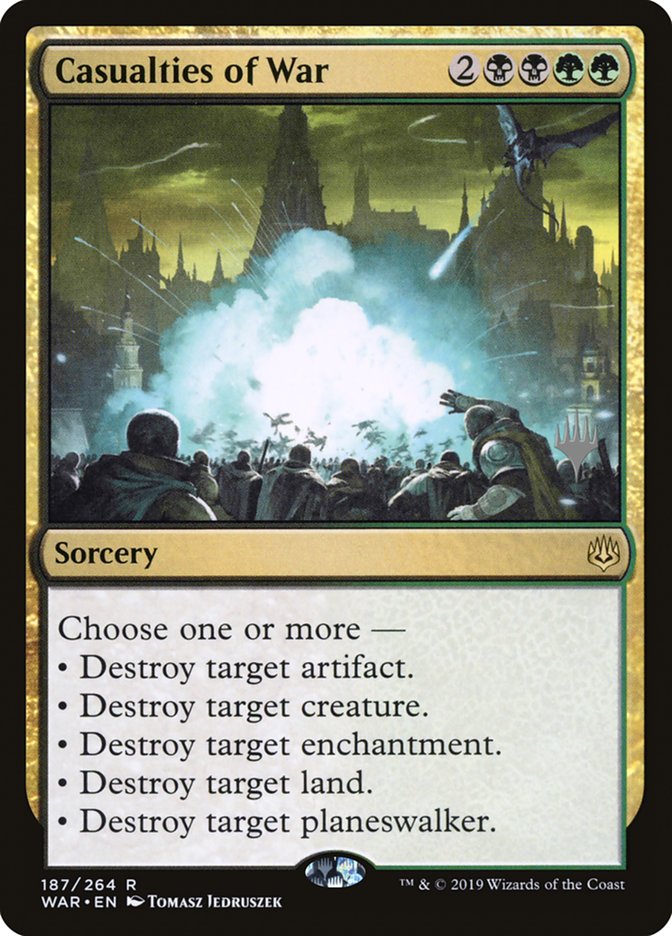 Casualties of War (Promo Pack) [War of the Spark Promos] | Jomio and Rueliete's Cards and Comics