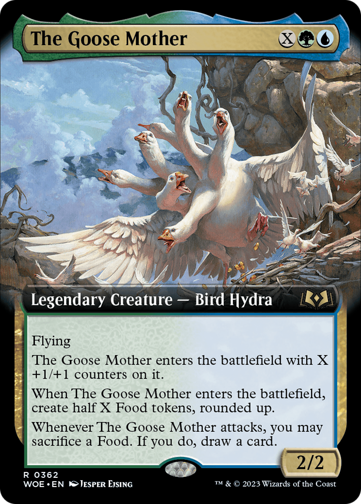 The Goose Mother (Extended Art) [Wilds of Eldraine] | Jomio and Rueliete's Cards and Comics