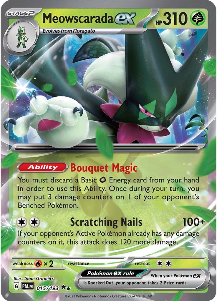 Meowscarada ex (015/193) [Scarlet & Violet: Paldea Evolved] | Jomio and Rueliete's Cards and Comics