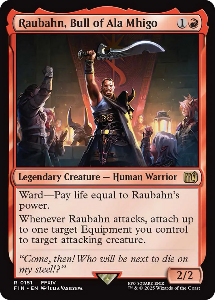 Raubahn, Bull of Ala Mhigo [FINAL FANTASY] | Jomio and Rueliete's Cards and Comics