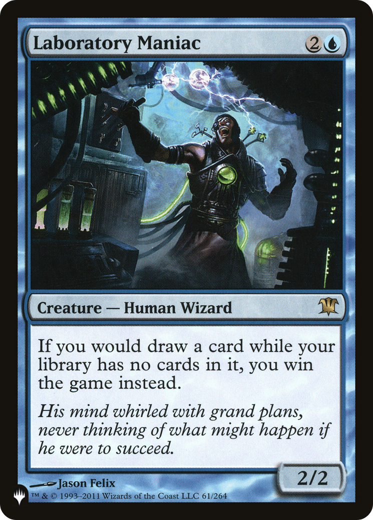 Laboratory Maniac [The List] | Jomio and Rueliete's Cards and Comics