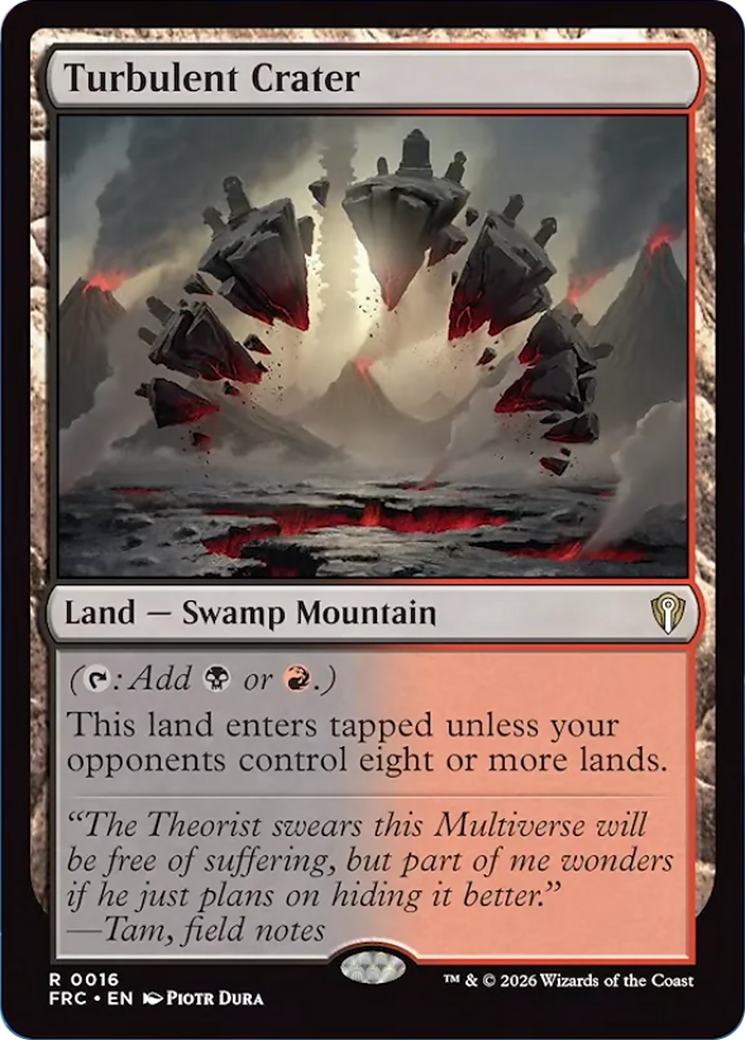 Turbulent Crater [Reality Fracture Commander] | Jomio and Rueliete's Cards and Comics