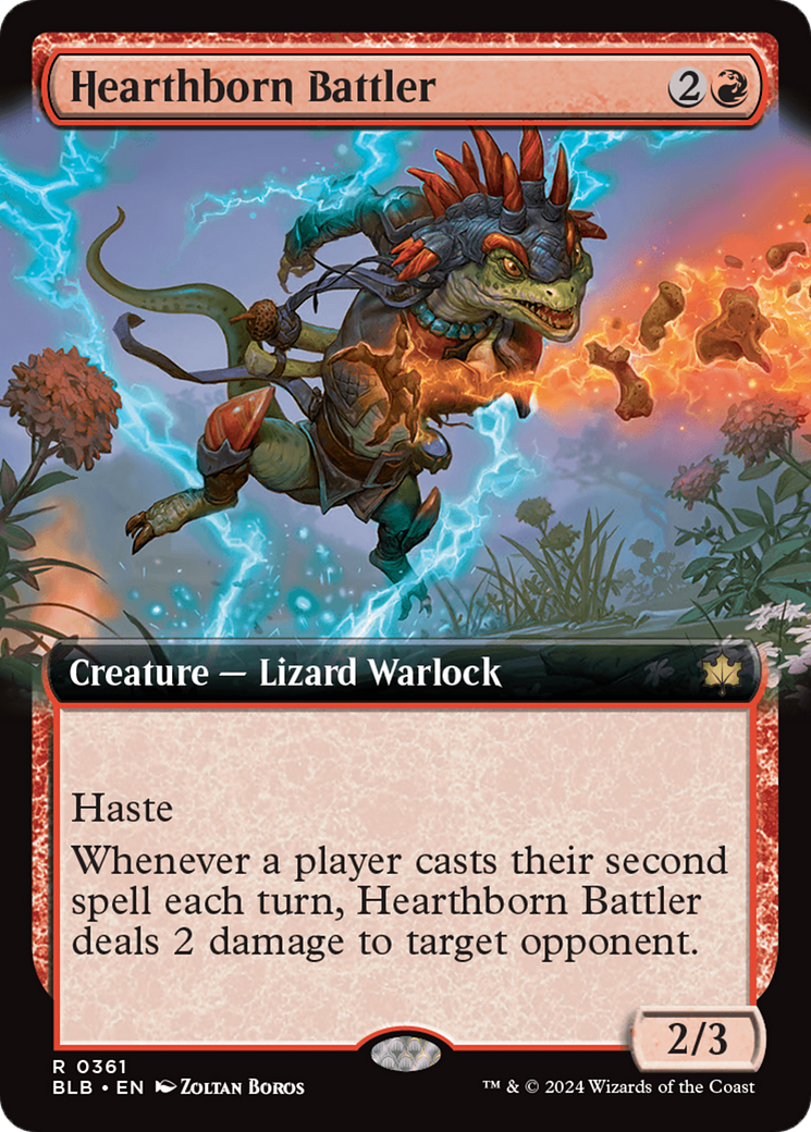 Hearthborn Battler (Extended Art) [Bloomburrow] | Jomio and Rueliete's Cards and Comics